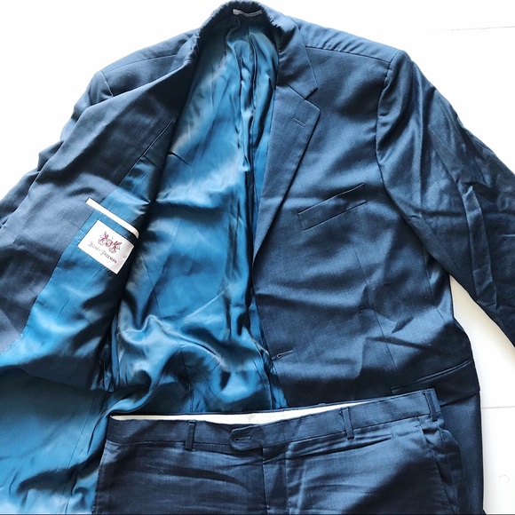 Hickey Freeman navy blue suit - Picture 5 of 5